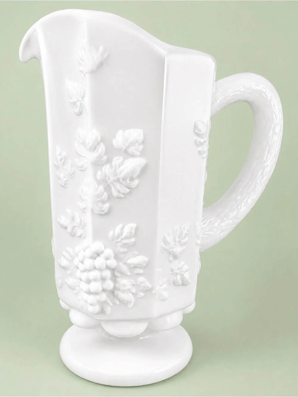 Westmoreland milk glass pitcher